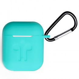 Чехол Gurdini накладка прорезиненный для AirPods мятный