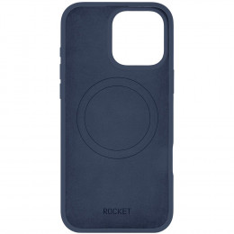Чехол Rocket Silk силикон (с MagSafe) для iPhone 16 Pro Max темно-синий