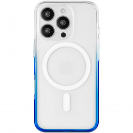 Чехол uBear Fusion Mag Case пластик прозрачно/синий (с MagSafe) для iPhone 16 Pro Max