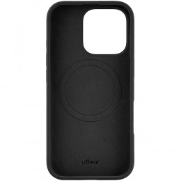 Чехол uBear Touch Mag Case силикон черный (с MagSafe) для iPhone 16 Pro