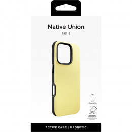 Чехол NATIVE UNION накладка Active Case эко-кожа/пластик (с MagSafe) для iPhone 16 Pro желтый