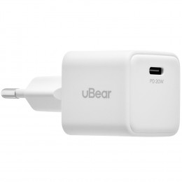 СЗУ uBear Bridge (WC23WHPD20-C) 1 USB-C 20W, белый