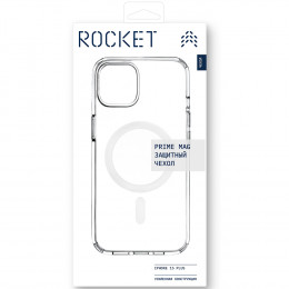Чехол Rocket Prime Mag поликарбонат (с MagSafe) для iPhone 15 Plus прозрачный