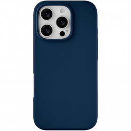 Чехол uBear Touch Mag Case силикон темно-синий (с MagSafe) для iPhone 16 Pro