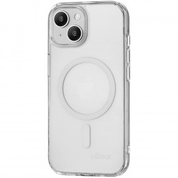 Чехол uBear Real Mag Case пластик прозрачный (с MagSafe) для iPhone 15