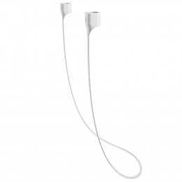 Держатель магнитный силиконовый Deppa для AirPods белый (47100)