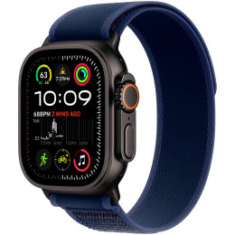 Apple Watch Ultra 2, 49 мм, корпус из титана Black Titanium, Trail Loop M/L Blue