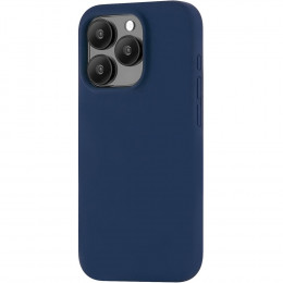 Чехол uBear Touch Mag Case силикон темно-синий (с MagSafe) для iPhone 15 Pro