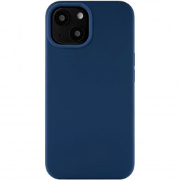 Чехол uBear Touch Mag Case силикон темно-синий (с MagSafe) для iPhone 13