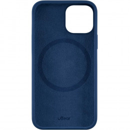 Чехол uBear Touch Mag Case силикон темно-синий (с MagSafe) для iPhone 13