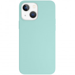 Чехол VLP накладка Liquid Silicone силикон для iPhone 14 бирюзовый