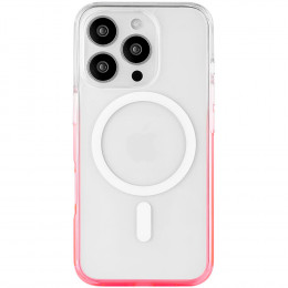 Чехол uBear Fusion Mag Case пластик прозрачно/розовый (с MagSafe) для iPhone 16 Pro Max