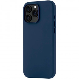 Чехол uBear Touch Mag Case силикон темно-синий (с MagSafe) для iPhone 16 Pro Max