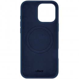 Чехол uBear Touch Mag Case силикон темно-синий (с MagSafe) для iPhone 16 Pro Max