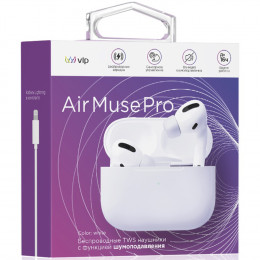 Наушники VLP Air Muse Pro (1021001) Bluetooth вакуумные с микрофоном белые