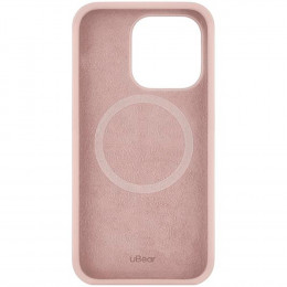 Чехол uBear Touch Mag Case силикон розовый (с MagSafe) для iPhone 14 Pro