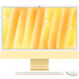 Apple iMac 24" 2024 (M4 10C CPU/10C GPU/16Гб/512Гб SSD) Yellow