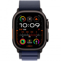 Apple Watch Ultra 2, 49 мм, корпус из титана Black Titanium, Alpine Loop Navy M