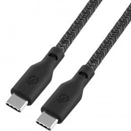 Кабель uBear Trend 140W (DC18BL24TR-CC) USB-C - USB-С 2,4м черный