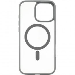 Чехол uBear Cloud Mag Case пластик серый/прозрачный (с MagSafe) для iPhone 16 Pro Max