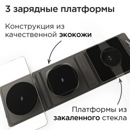 БЗУ vlp M-Charger (1091006) c Magsafe зарядкой для Samsung Galaxy, Galaxy Buds и  Galaxy Watch черны