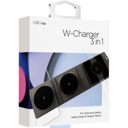 БЗУ vlp M-Charger (1091006) c Magsafe зарядкой для Samsung Galaxy, Galaxy Buds и  Galaxy Watch черны