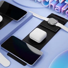 БЗУ vlp M-Charger (1091006) c Magsafe зарядкой для Samsung Galaxy, Galaxy Buds и  Galaxy Watch черны