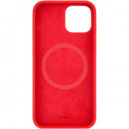 Чехол uBear Touch Mag Case силикон красный (с MagSafe) для iPhone 14