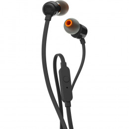 Наушники JBL Tune 110 (JBLT110BLK) 3.5mm. Jack вакуумные с микрофоном черные
