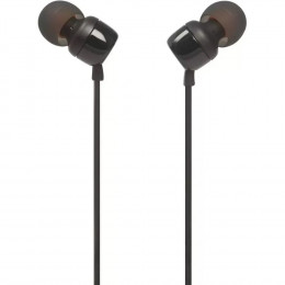 Наушники JBL Tune 110 (JBLT110BLK) 3.5mm. Jack вакуумные с микрофоном черные