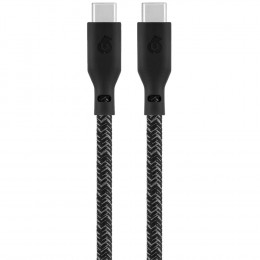 Кабель uBear Trend 60W (DC16BL12TR-CC) USB-C - USB-С 1,2м черный