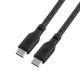 Кабель uBear Trend 60W (DC16BL12TR-CC) USB-C - USB-С 1,2м черный