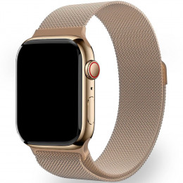 Ремешок uBear WB05GL02SM-AW для Apple Watch 38 (40, 41) mm. сталь золотой Spark S (M)
