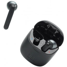 Наушники JBL (TUNE225) Bluetooth вкладыши с микрофоном черные