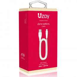 Кабель Uzay (12AL-C1805-WH) USB - Lightning 1,2м белый