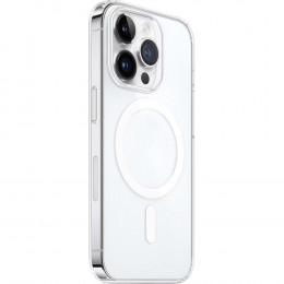 Чехол KWI-NI накладка силикон (с MagSafe) для iPhone 15 Pro прозрачный