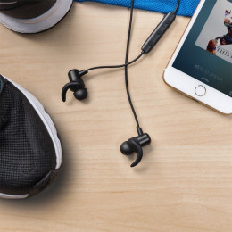 Наушники ANKER SoundBuds Slim (A3235H11) Bluetooth вкладыши с микрофоном черные