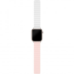 Ремешок uBear WB11RB01SM-AW для Apple Watch 38 (40, 41) mm. силиконовый розовый/бежевый Mode S (M)