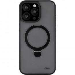 Чехол uBear Clip Mag пластик прозрачный/серый (с MagSafe) для iPhone 16 Pro