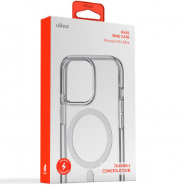 Чехол uBear Real Mag Case пластик прозрачный (с MagSafe) для iPhone 13 Pro Max