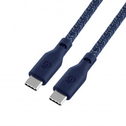 Кабель uBear Trend 60W (DC17DB12TR-CC) USB-C - USB-С 1,2м синий