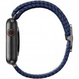 Ремешок UNIQ 44MM-ASPOBLU для Apple Watch 42 (44, 45) mm. нейлоновый синий Aspen S-M-L