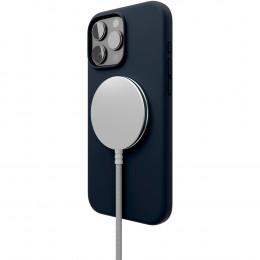 Чехол VLP накладка Aster Case силикон (с MagSafe) для iPhone 16 Pro Max темно-синий