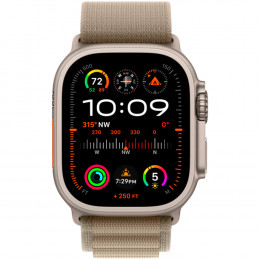 Apple Watch Ultra 2, 49 мм, корпус из титана , ремешок Alpine оливковый S