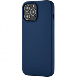 Чехол uBear Touch Mag Case силикон темно-синий (с MagSafe) для iPhone 13 Pro Max