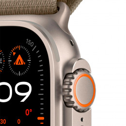 Apple Watch Ultra 2, 49 мм, корпус из титана , ремешок Alpine оливковый L