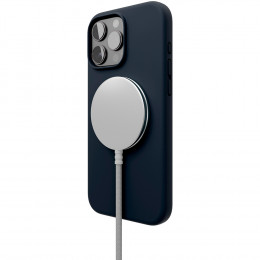 Чехол VLP накладка Aster Case силикон (с MagSafe) для iPhone 16 Pro темно-синий