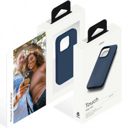 Чехол uBear Touch Mag Case силикон темно-синий (с MagSafe) для iPhone 14