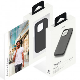 Чехол uBear Touch Mag Case силикон черный (с MagSafe) для iPhone 14 Pro Max