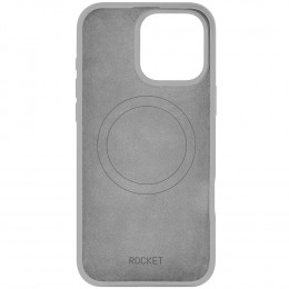 Чехол Rocket Silk силикон (с MagSafe) для iPhone 16 Pro Max серый